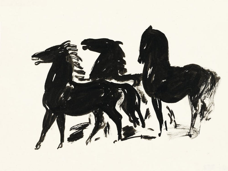 Vintage Wild Horses