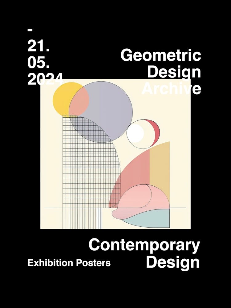 Geometric Design Archive Poster 54