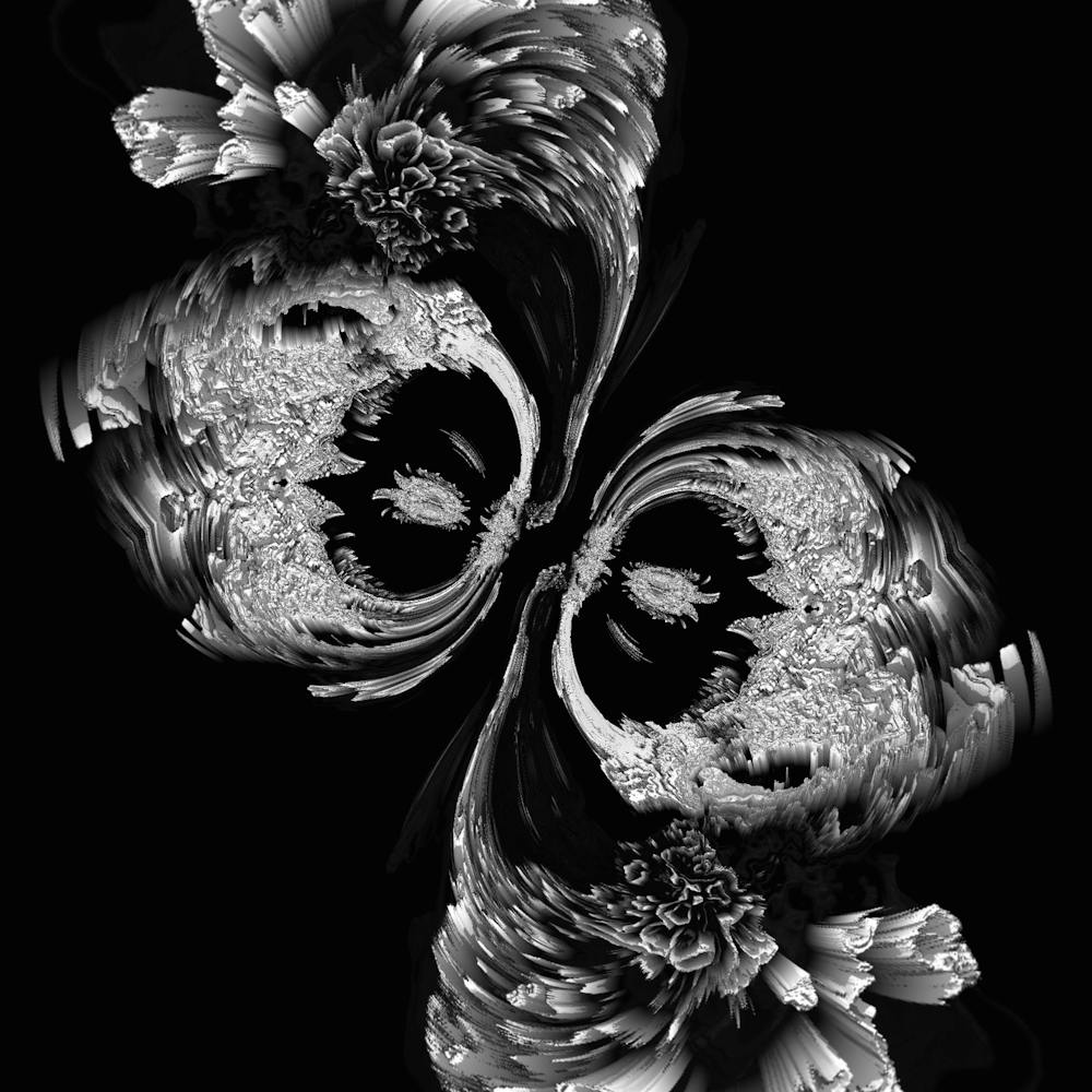 Skulls And Flowers