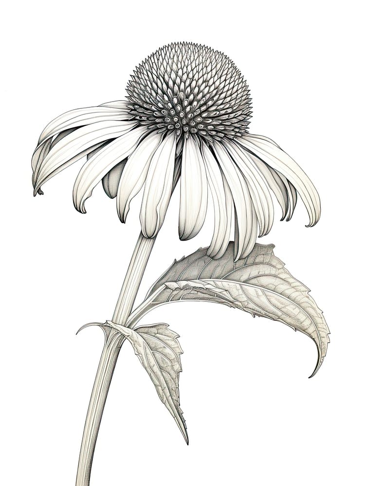 Echinacea Vintage Botanical Herbs 3