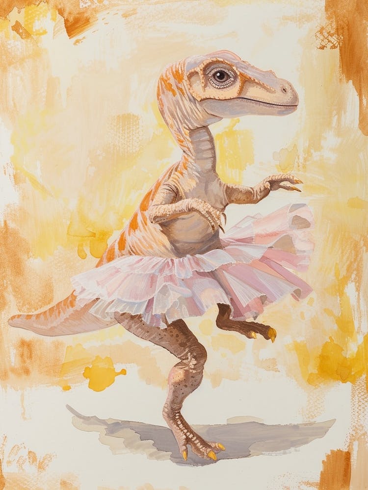 Dinosaur Lizard In A Tutu 1