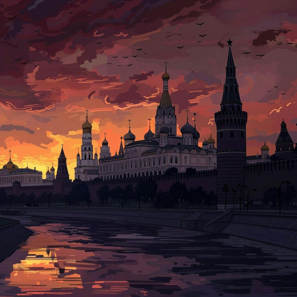 Sonnenuntergang In Moskau 1