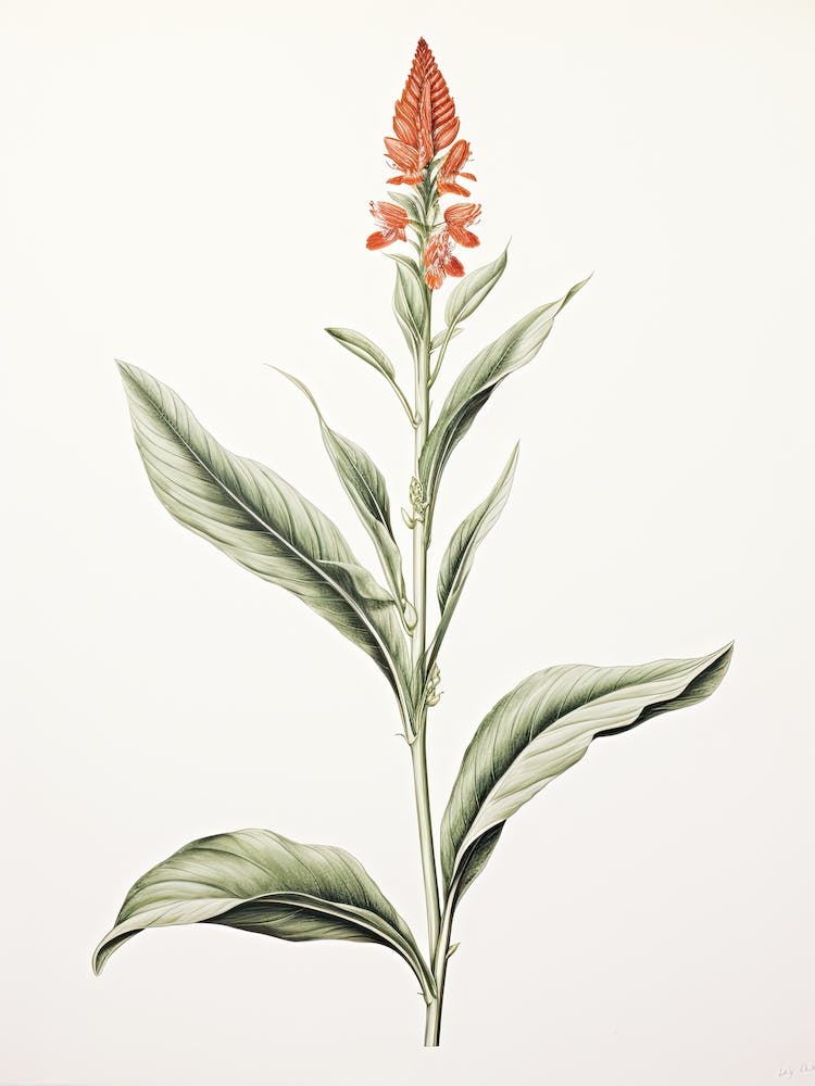 Ginger Vintage Botanical Herbs 3