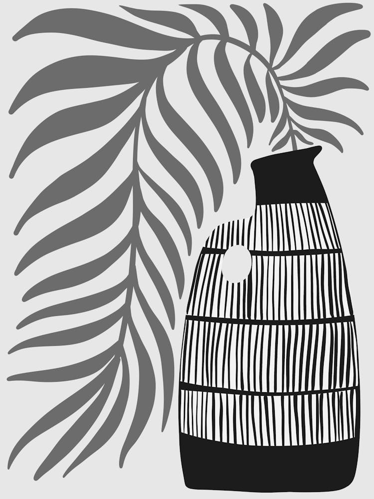 Black And White Vase