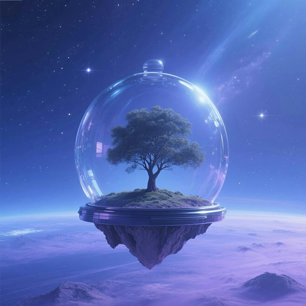 Tree In A Glass Dome 1