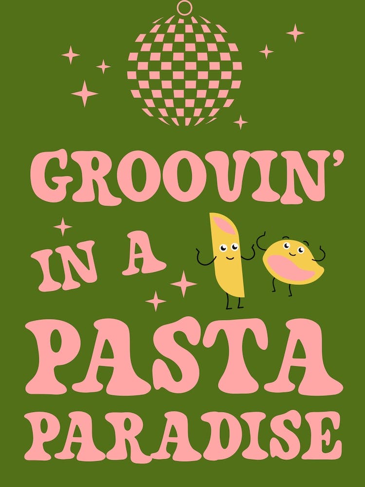 Pasta Paradise Disco Ball