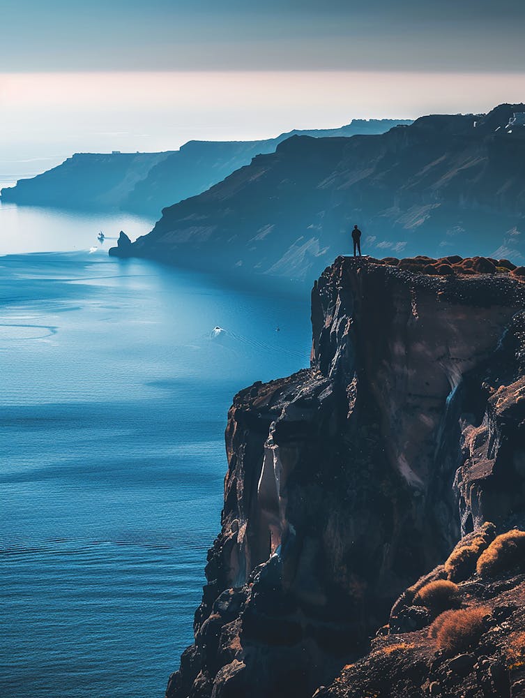 Santorini Cliffs