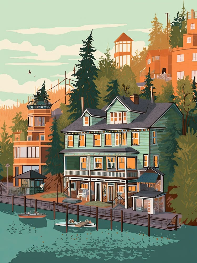 Seattle United States Illustration de Voyage 4