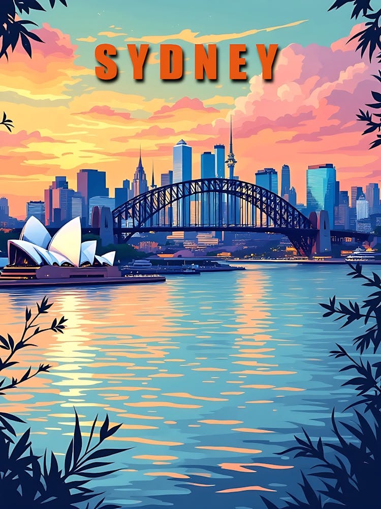 Sydney Vintage Travel Poster 18