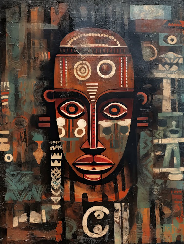 Bemba Brilliance - African Masks Series