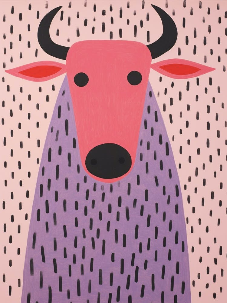 Pink Polka Dot Buffalo 3