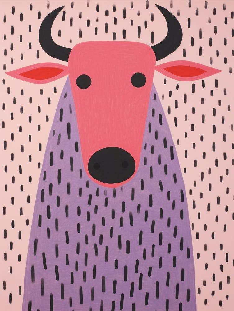 Pink Polka Dot Buffalo 3