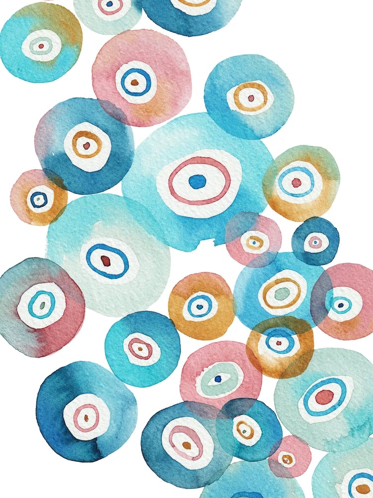 Evil Eye Watercolor
