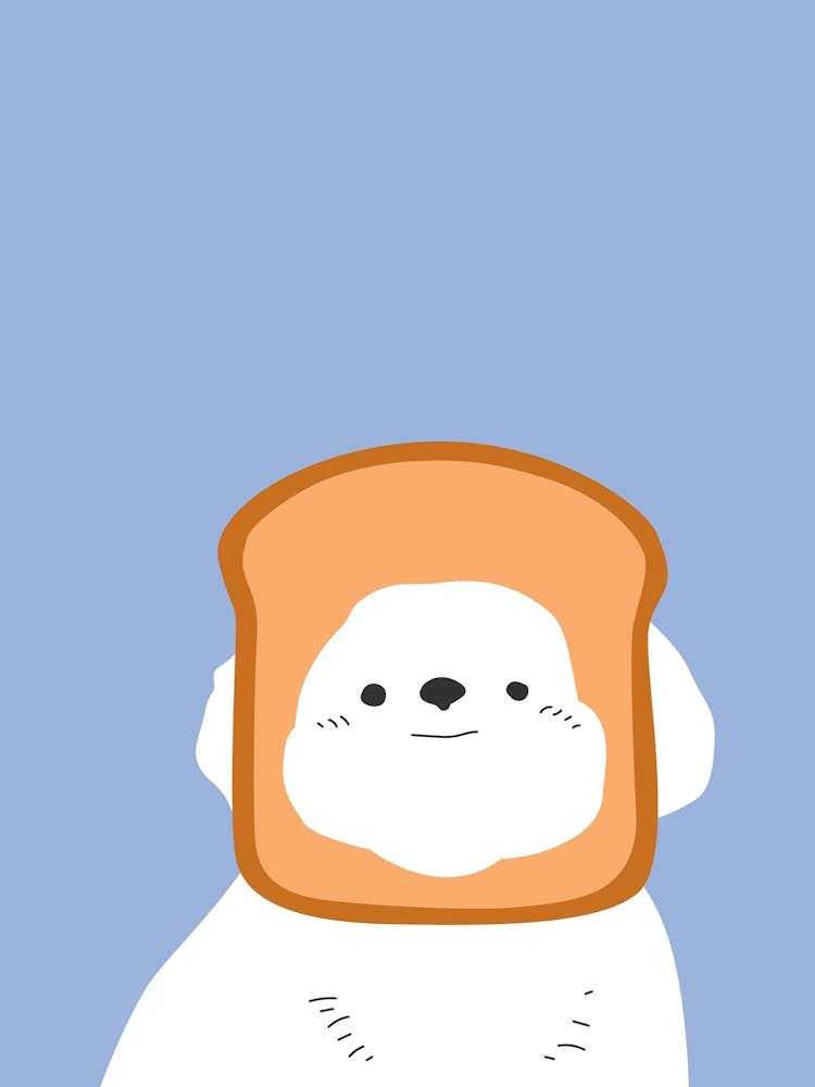 Toast Dog Poster