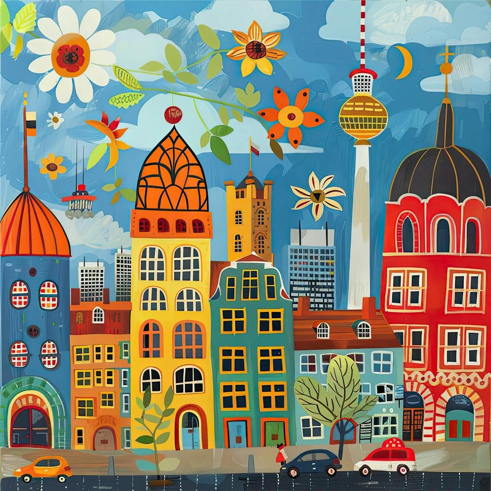 Kids Travel Illustration Berlin 4