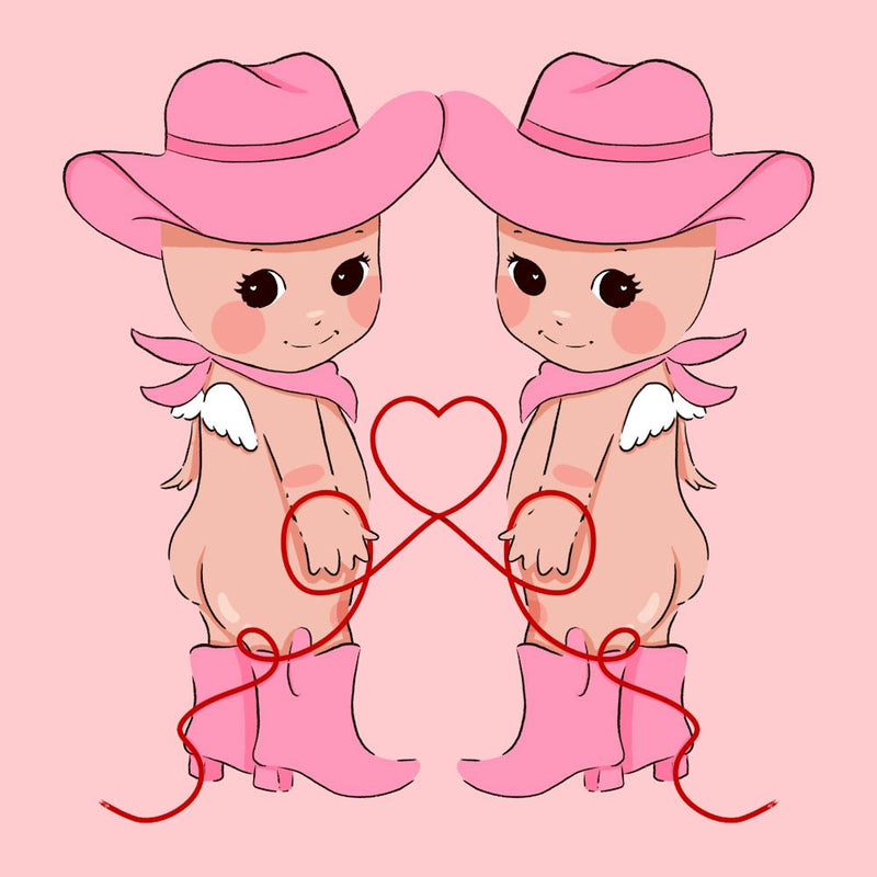 Cowgirl Cherubs | Wester Cowboy Inspired