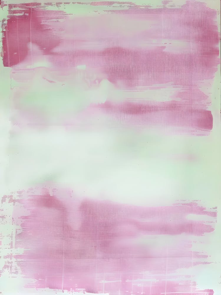 Abstract - Pink And Green