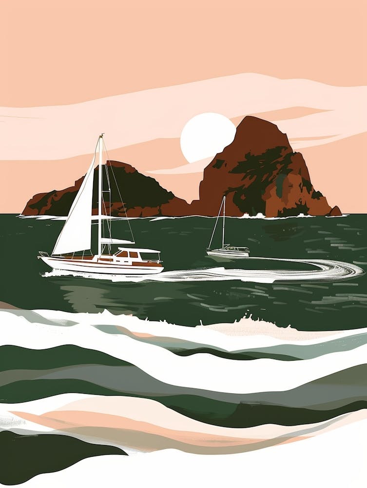 Voiliers dans la Mer 7