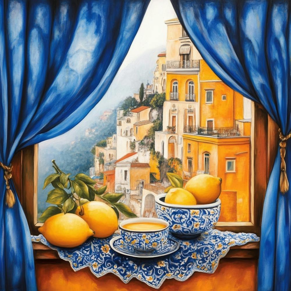 Lemons By The Window Art