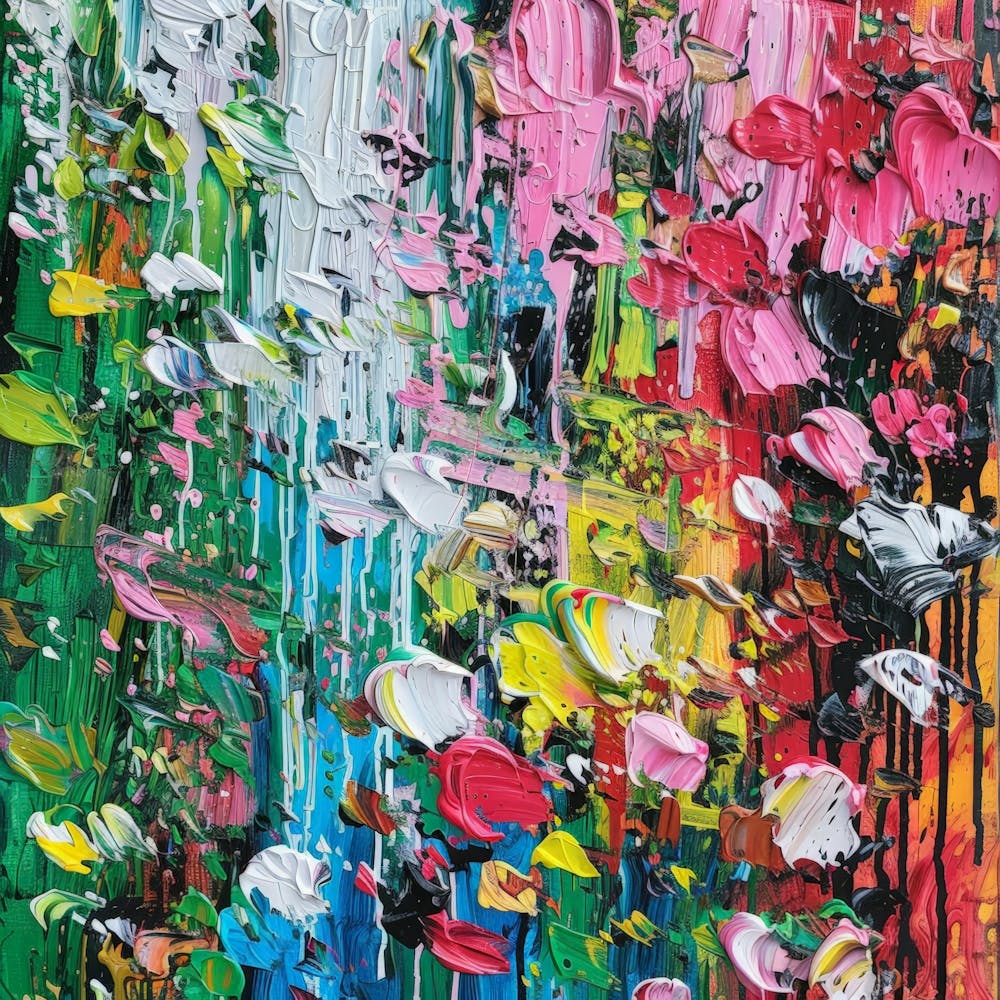 Abstract Flower Painting 5