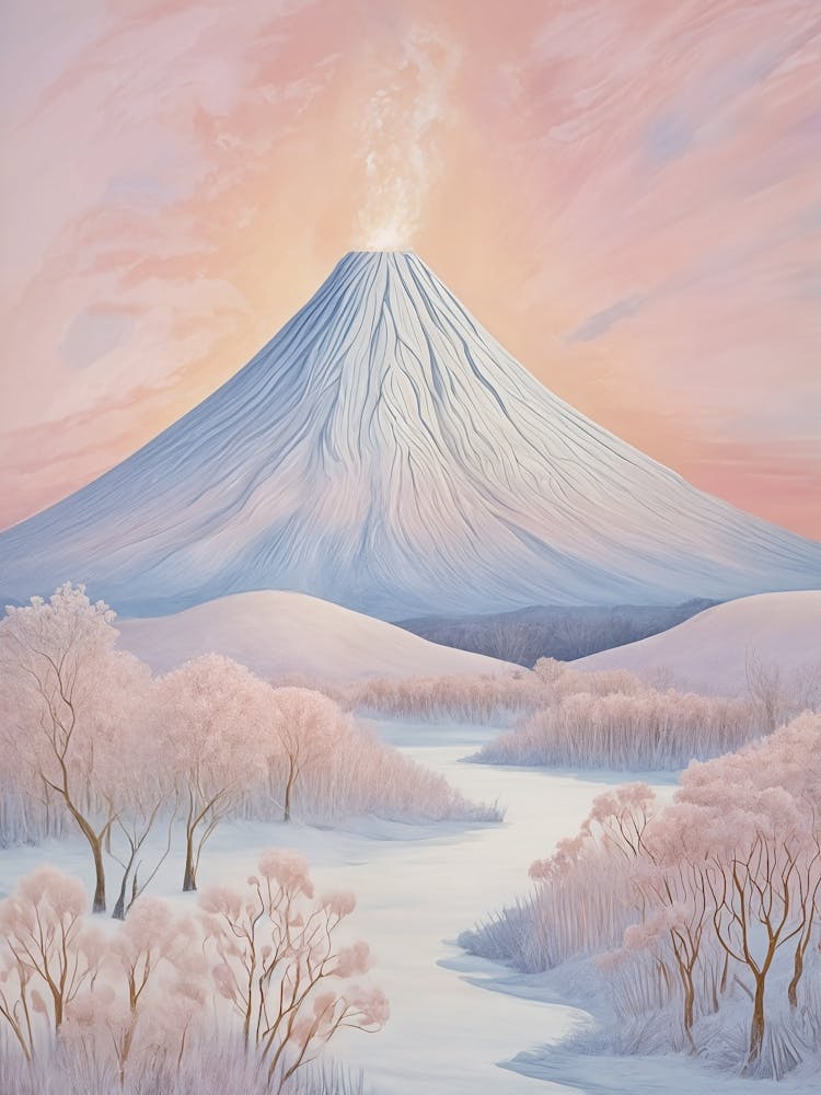 Snowy Volcano