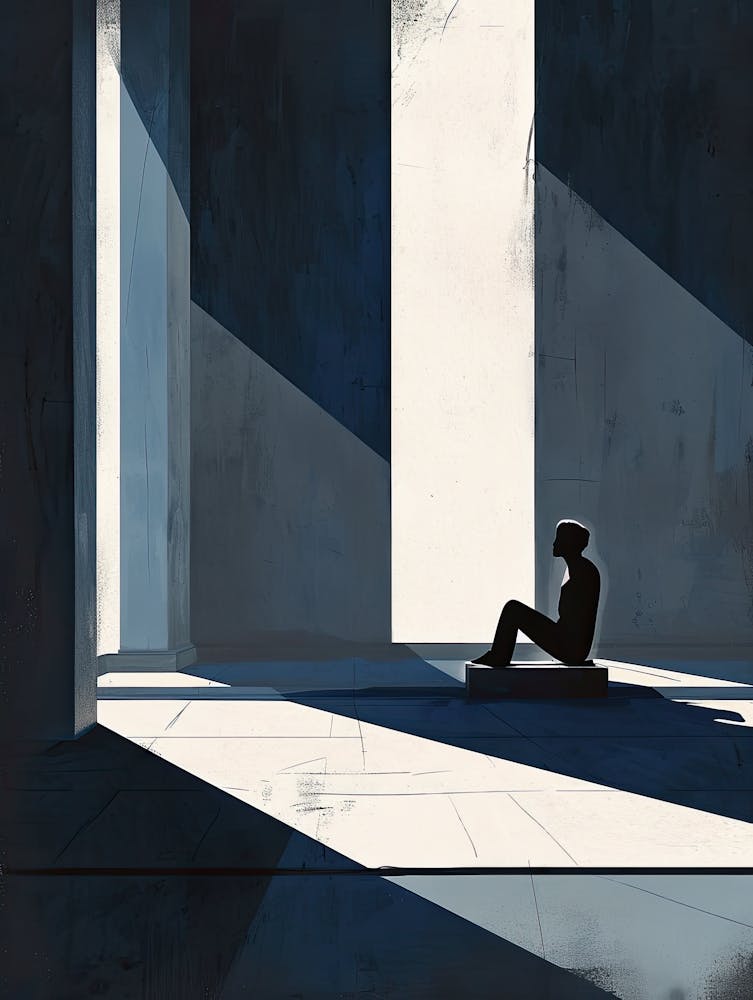 Schatten Eines Mannes