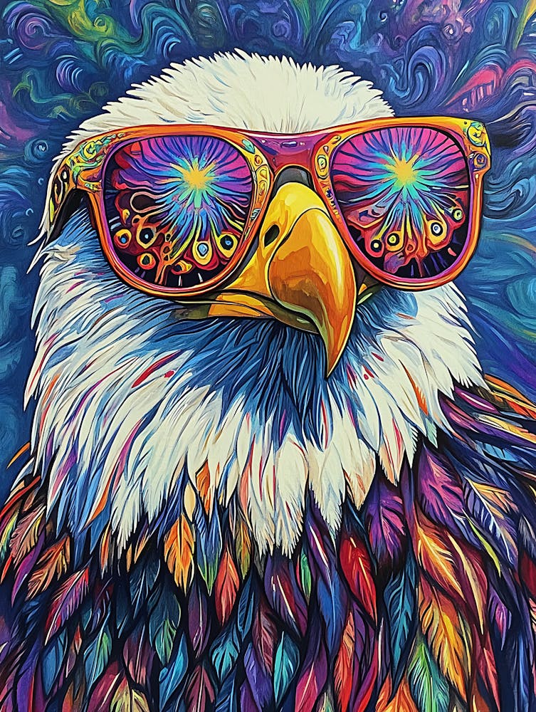 Eagle With Sunglasses 14