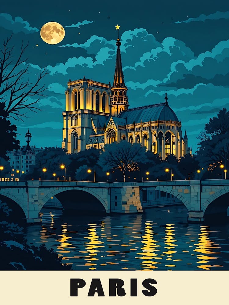 Paris Vintage Travel Poster 21