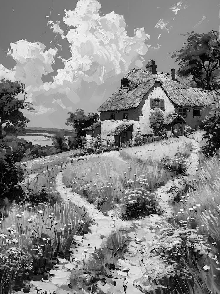 Black And White Painting 24