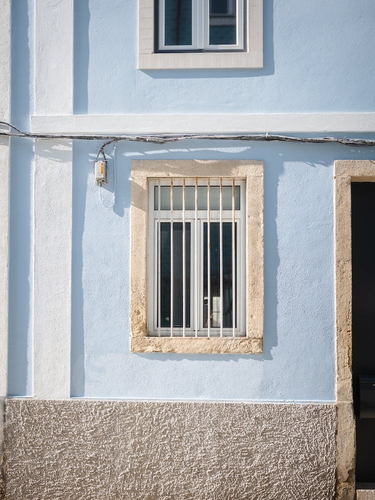 Light Blue Wall At Lisbon