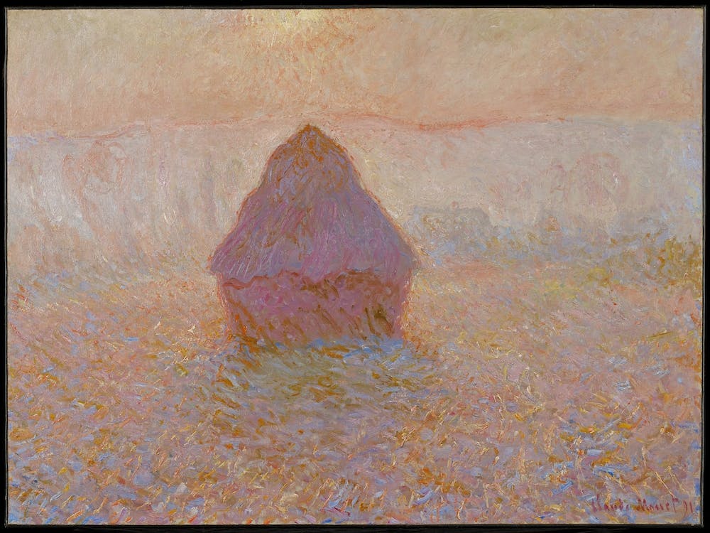 Grainstack, Sun In The Mist (1891), Claude Monet
