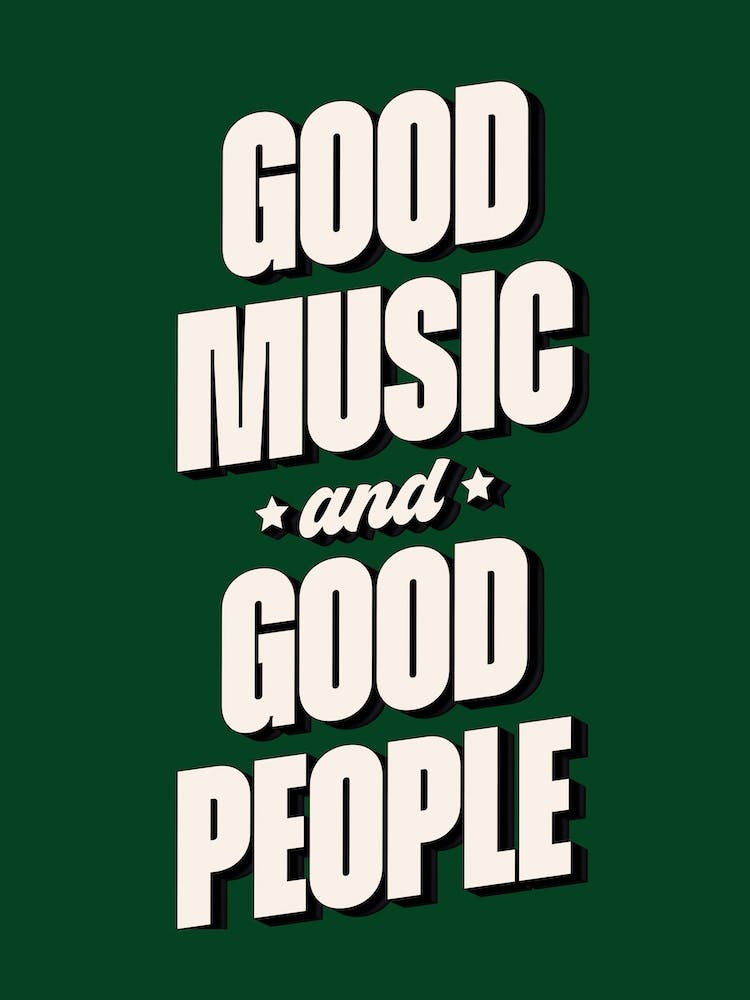 Green Good Music And Good People