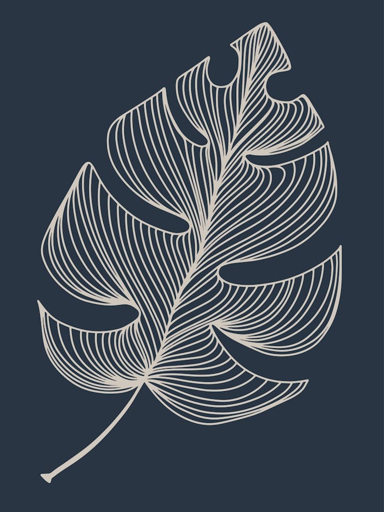 Leaves Line Art