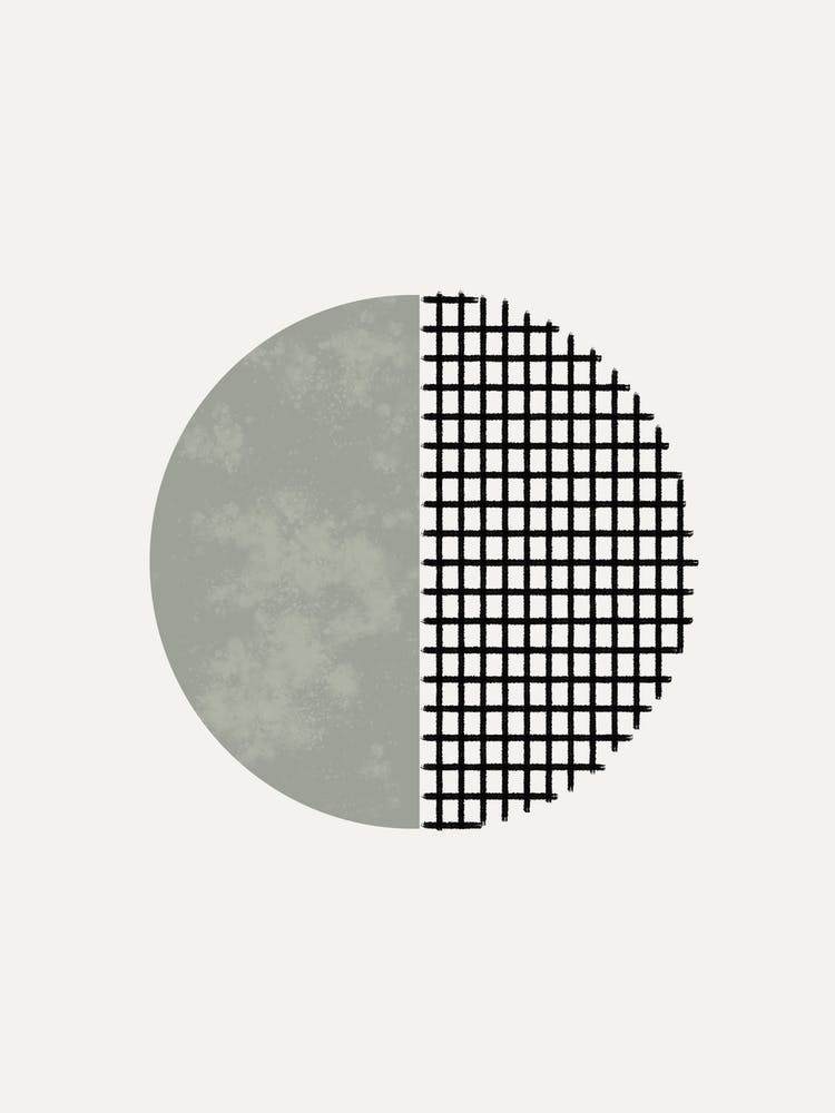 Circle With Black Lines