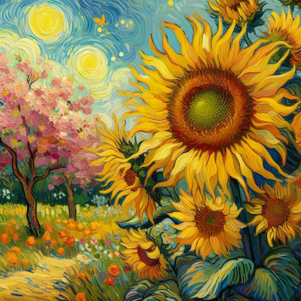 Tournesols en Fleur