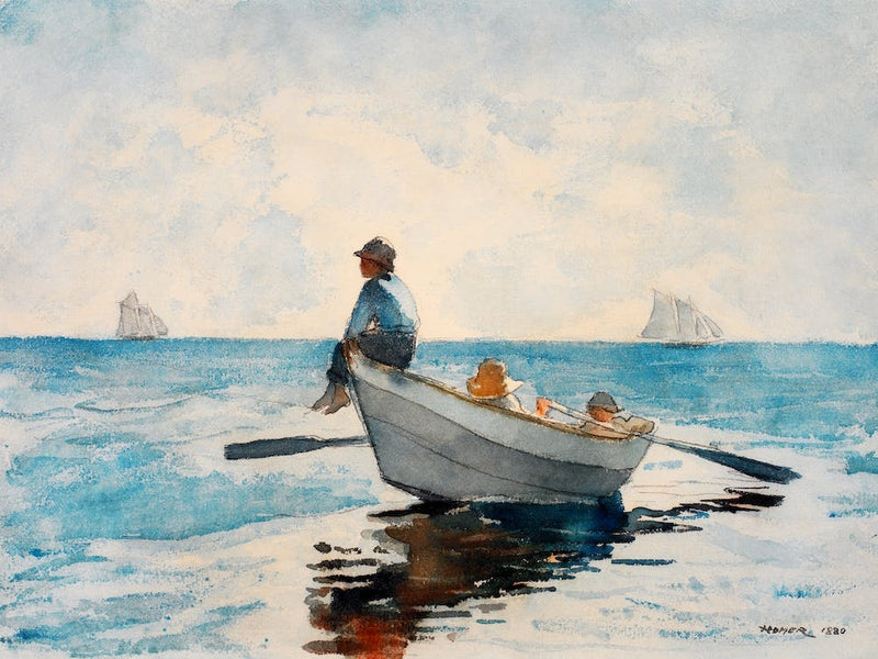 Boys In A Dory, Winslow Homer