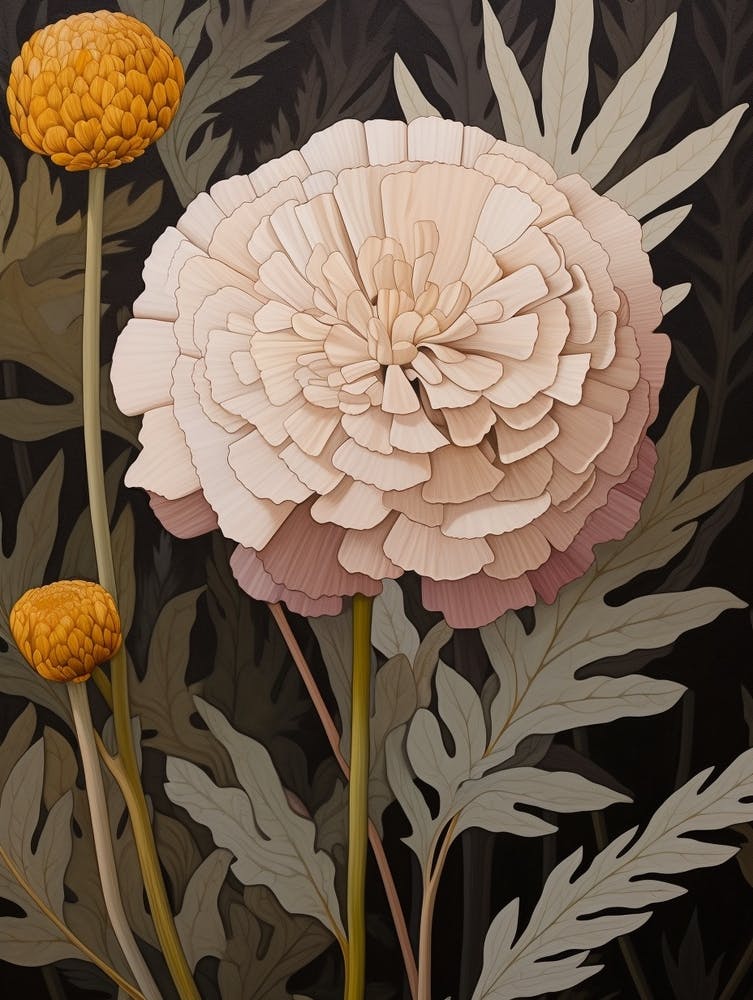Blumenillustration Ringelblume 2