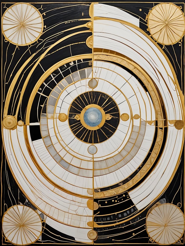 Black And Gold Wheel Of Fortune no3