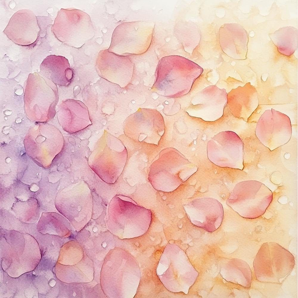 Pastel Roses Rain 6