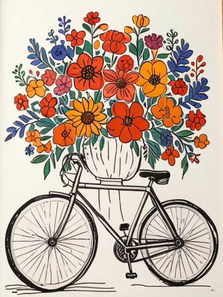 Bicycle With Flowers