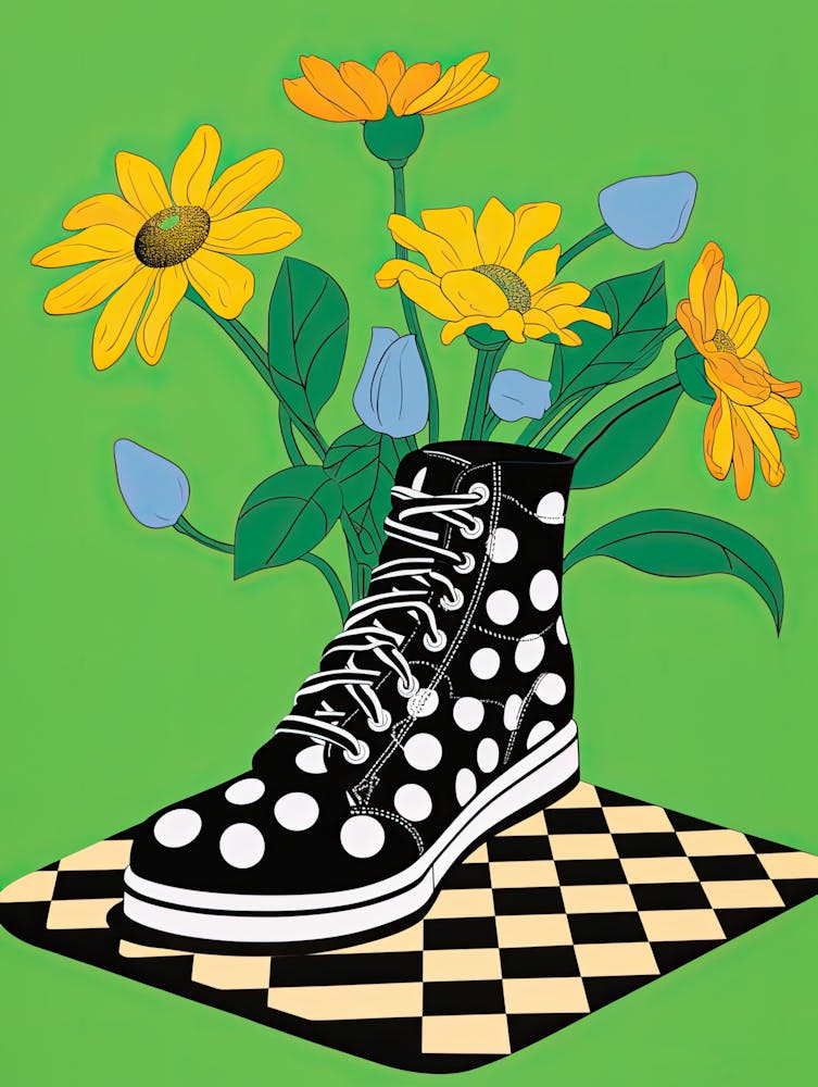 Step into Spring: Floral Shoes and Sneaker Art