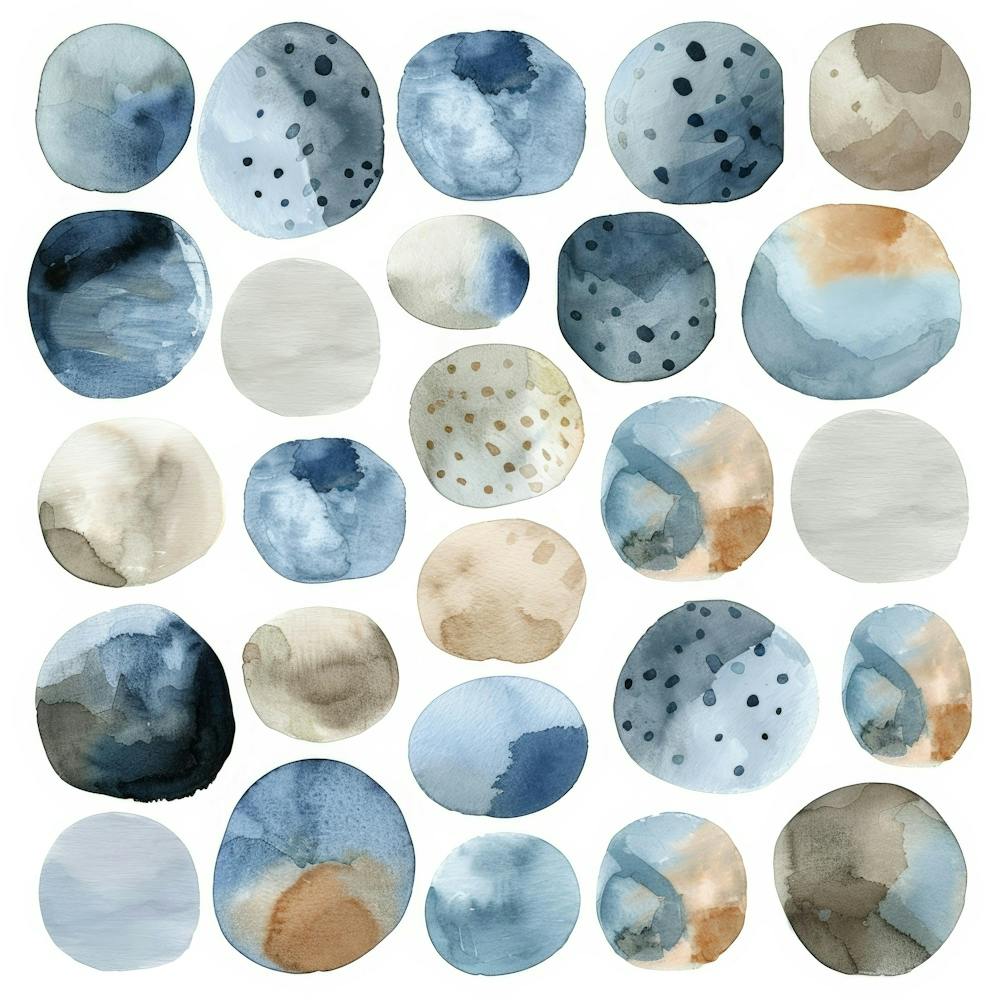 Watercolor Circles 9