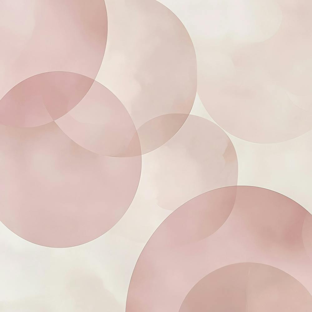 Abstract Pink Circles