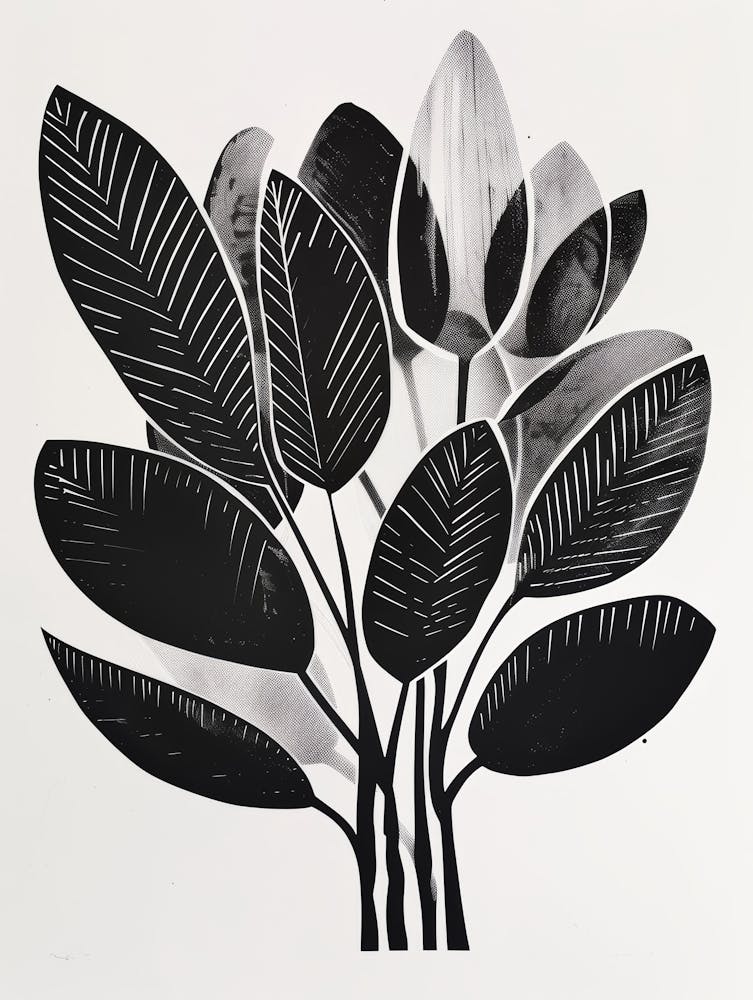 Black And White Print