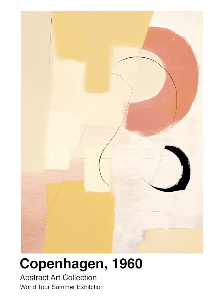 World Tour Exhibition, Abstract Art, Copenhagen, 1960 9