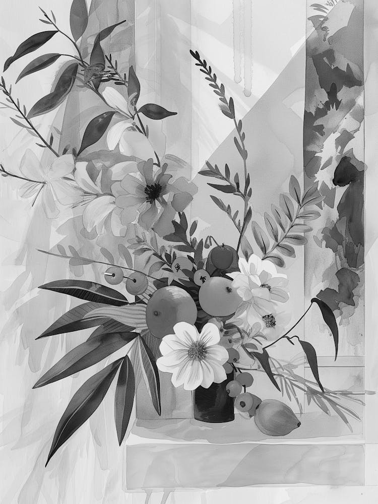 Flowers In A Window