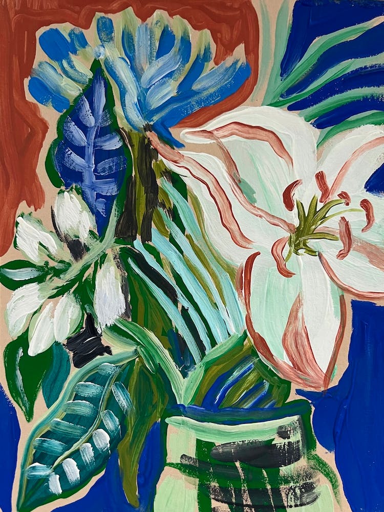 Fleurs dans un vase 2