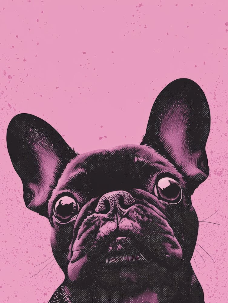 French Bulldog.Generated AI.