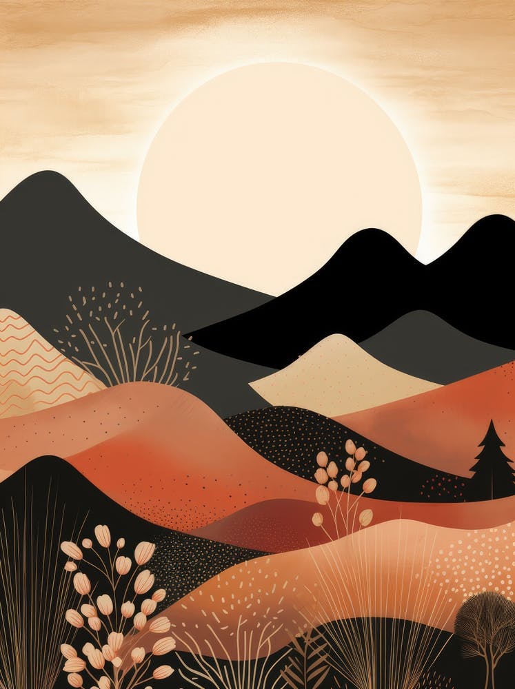 Sunset In The Mountains 17