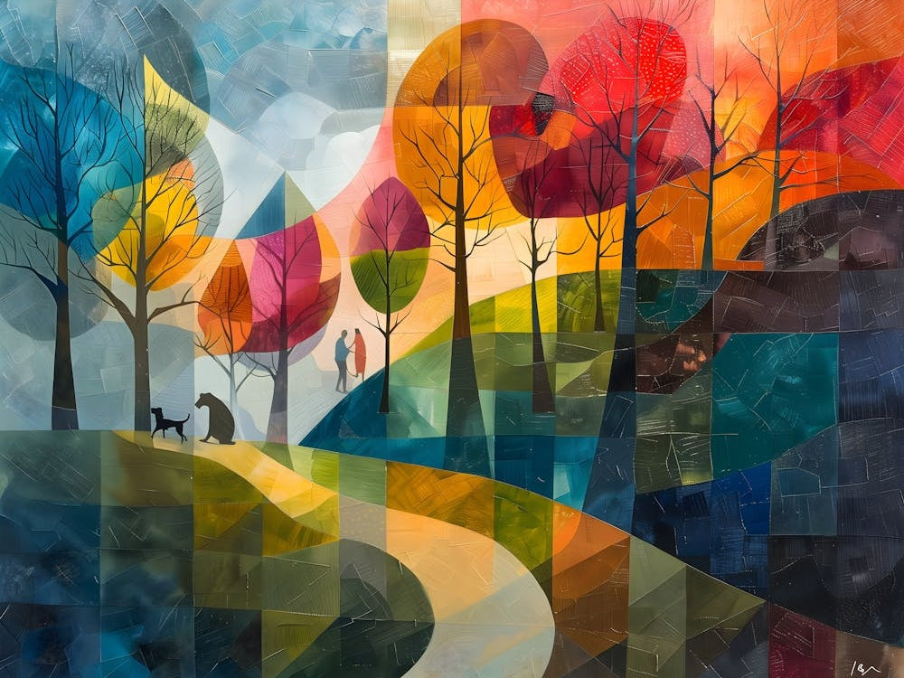 Walk In The Woods, Cubism